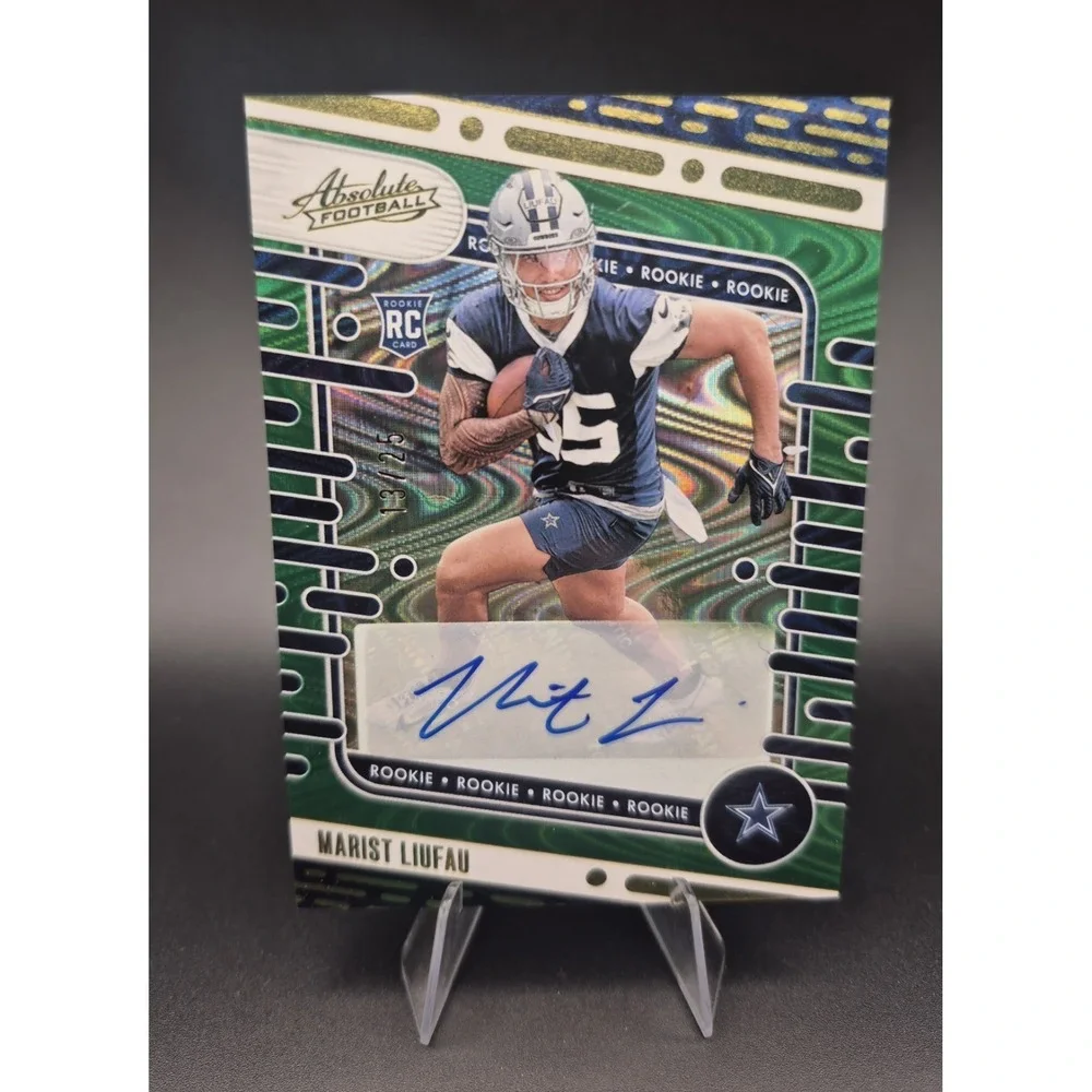 2024 Absolute Marist Liufau #170 Rookie Autographs Green Spectrum /25 (RC) (AU)